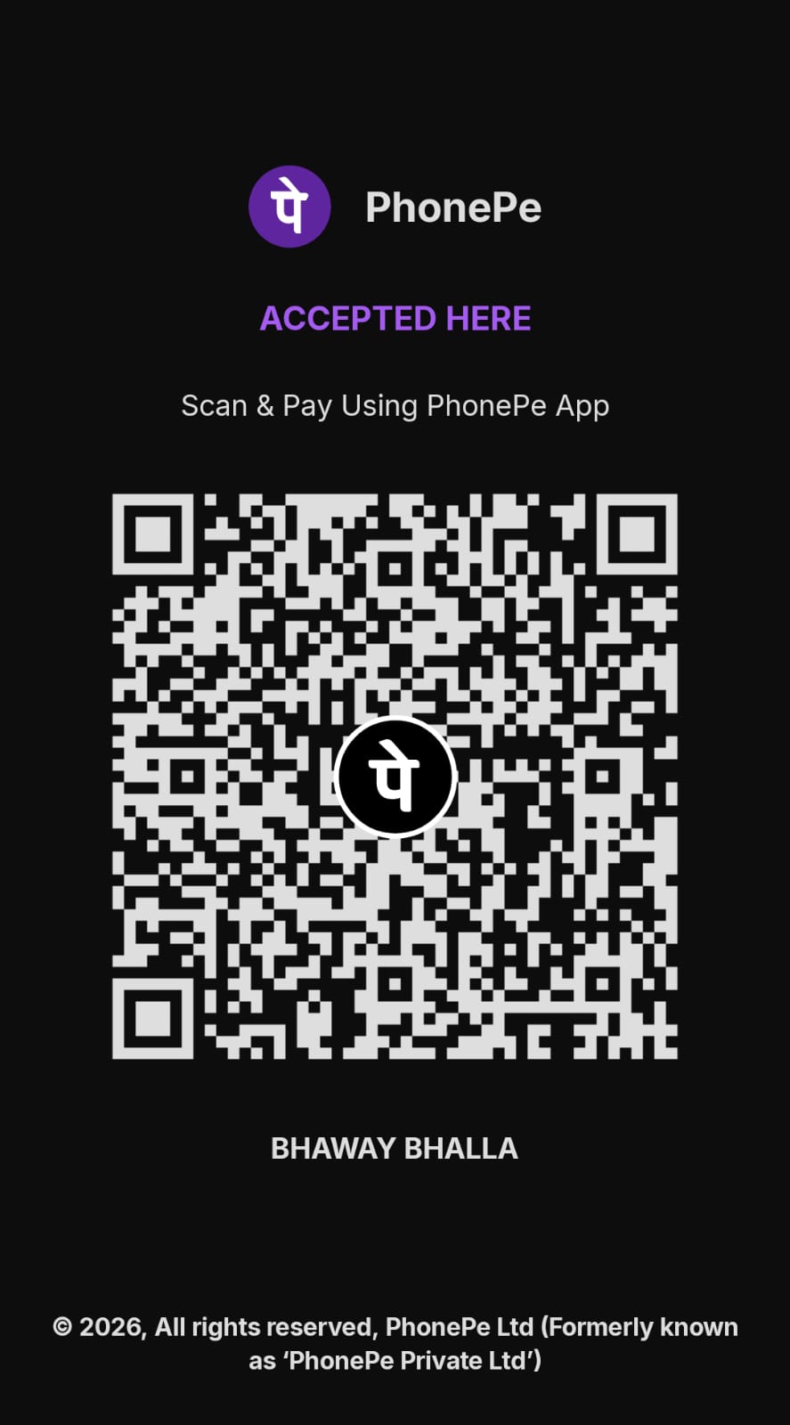 UPI QR code to pay AI Is Everywhere at 9718223279@ybl